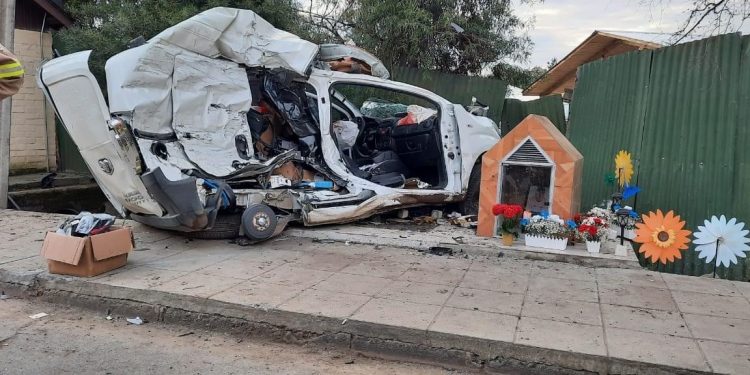 Dos fallecidas deja violento accidente de tránsito en Purén