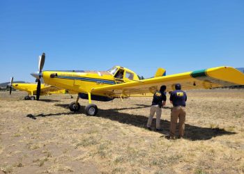 CMPC condena ataque armado que recibió uno de sus aviones de combate contra incendios forestales 