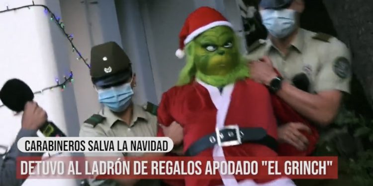 Carabineros salva la Navidad y confirman la detención del ”Grinch”
