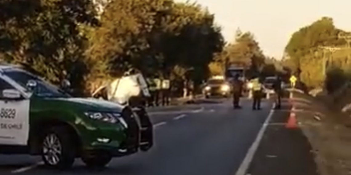 Muere sargento de Carabineros tras colisionar y volcar en ruta Traiguén-Victoria