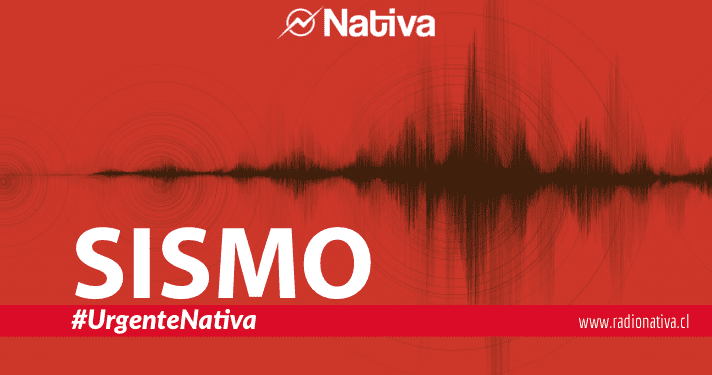 Temblor se percibe en distintas regiones del sur del país