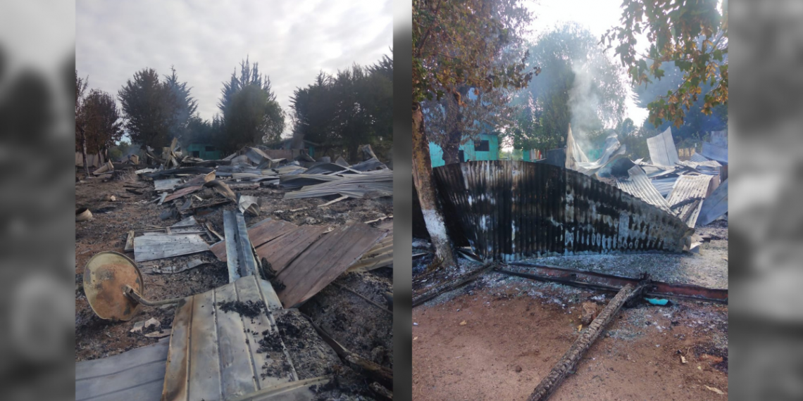 Escuela rural es totalmente destruida por incendio en Victoria: municipio acusa intencionalidad