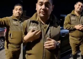 Carabinero se vuelve viral tras chocar ebrio en Los Ángeles: se dio a la fuga y fue dado de baja