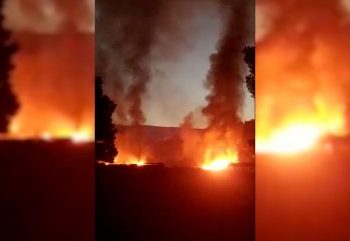 Unos 40 encapuchados quemaron al menos 11 viviendas a orillas del Lago Lanalhue