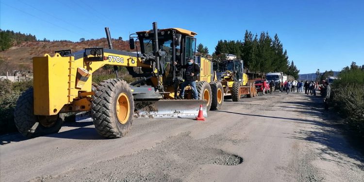 Comenzaron los trabajos de pavimentación de polémico tramo en la ruta Lumaco – Los Sauces