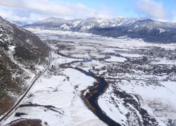 Intensa nevazón mantiene a más de 700 familias aisladas en Lonquimay 