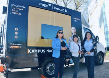 Oficina móvil del Campus Nacimiento CMPC – Duoc UC comienza recorrido por comunas
