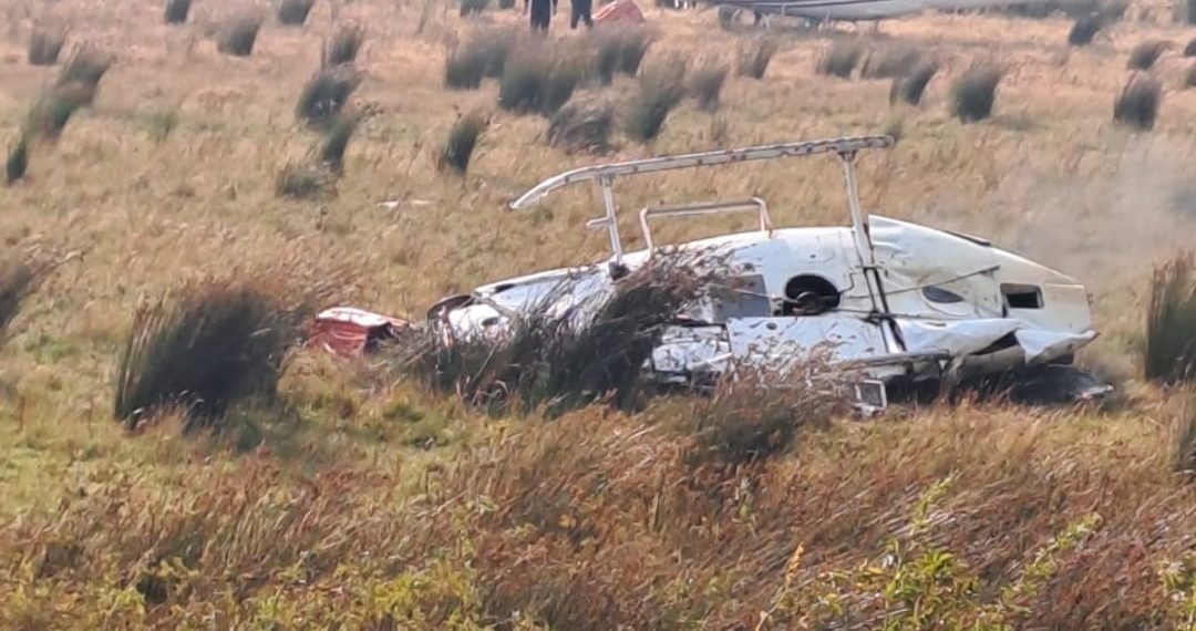 Dos brigadistas muertos deja caída de helicóptero en Galvarino: combatían incendios forestales