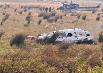 Dos brigadistas muertos deja caída de helicóptero en Galvarino: combatían incendios forestales