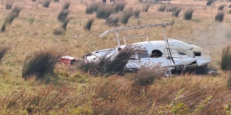 Dos brigadistas muertos deja caída de helicóptero en Galvarino: combatían incendios forestales