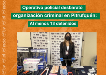 Operativo policial desbarató organización criminal en Pitrufquén: hubo al menos 13 detenidos